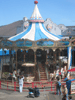 A carousel on Pier 39