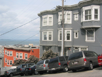 A very steep street