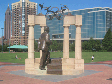 Baron de Coubertin statue