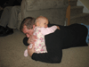 Giving Daddy a hug