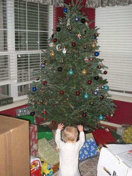 Sitting with the gifts