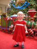 Waiting to take a picture with Santa