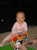 Helping Daddy put toys together