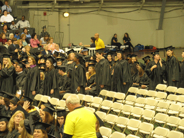 Dave in the entrance procession