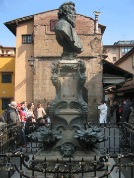 Lovers' locks on Ponte Vecchio