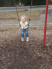 Kaitlyn on a swing