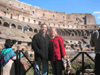 On the floor of the Colosseum