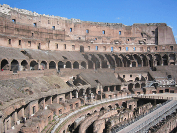 Inside the Colosseum