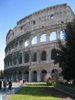 Walking up to the Colosseum