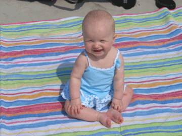 In her bathing suit