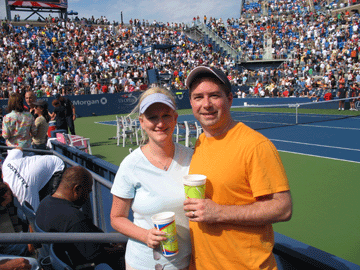 Having a beer between matches