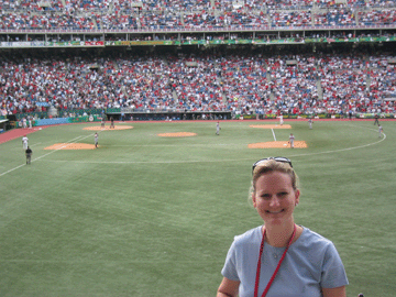 Amy at the last game