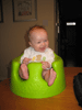Sitting in her Bumbo