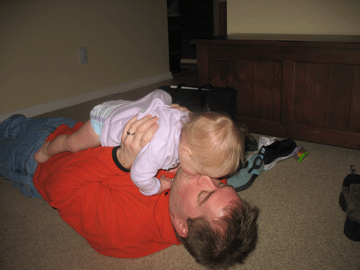 Kissing Daddy