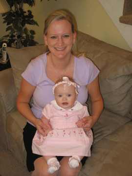 Before Easter mass with Mommy