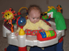 Playing in the Exersaucer