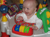 Laughing in the Exersaucer