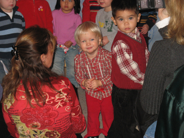 Kaitlyn and Quin at the Holiday Show