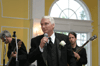 Dad giving a toast