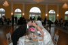 Kissing at our table