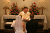 At the altar